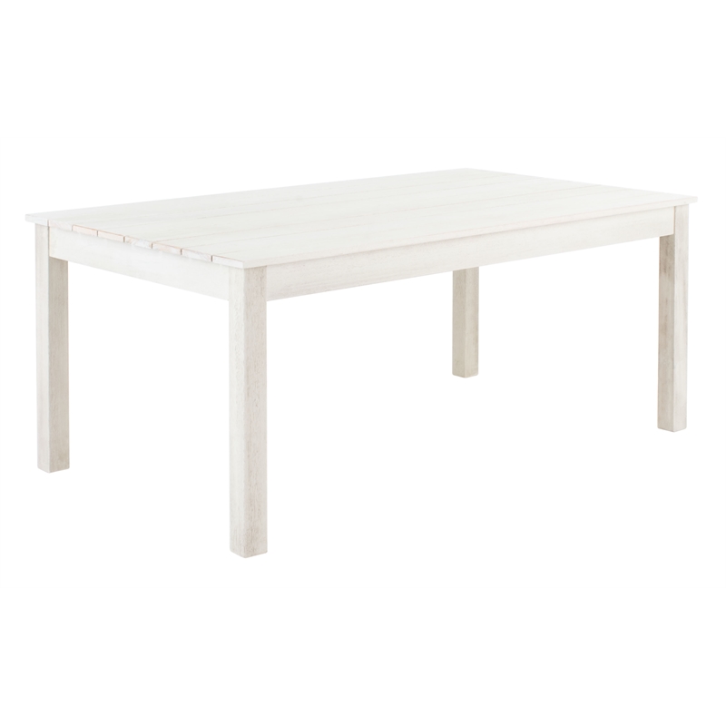 Safavieh Alda 4 Piece Wood and Fabric Set in White / Navy