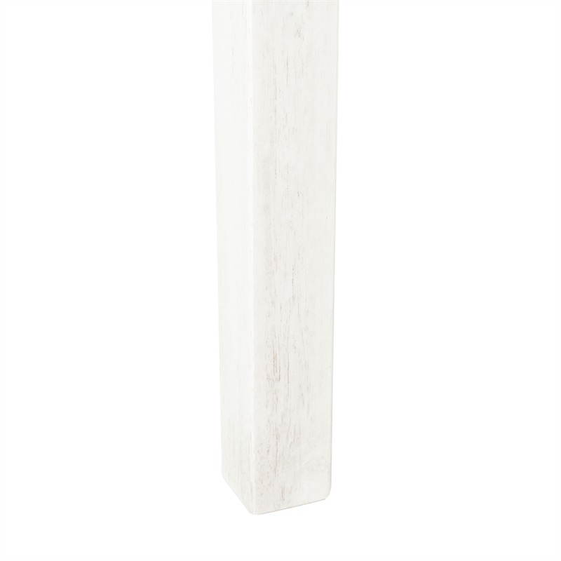 Safavieh Alda 4 Piece Wood and Fabric Set in White / Navy