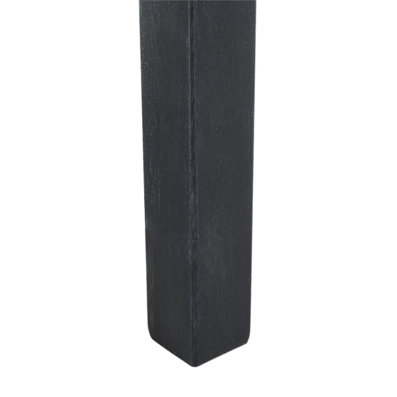 Safavieh Alda 4 Piece Wood and Fabric Set in Black / Beige