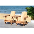 Safavieh Breetel Wood Adirondack 2 Per Box in Natural