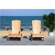 Safavieh Breetel Wood Adirondack 2 Per Box in Natural