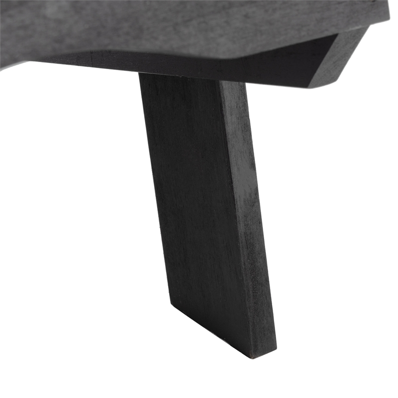 Safavieh Breetel Wood Adirondack 2 Per Box in Black