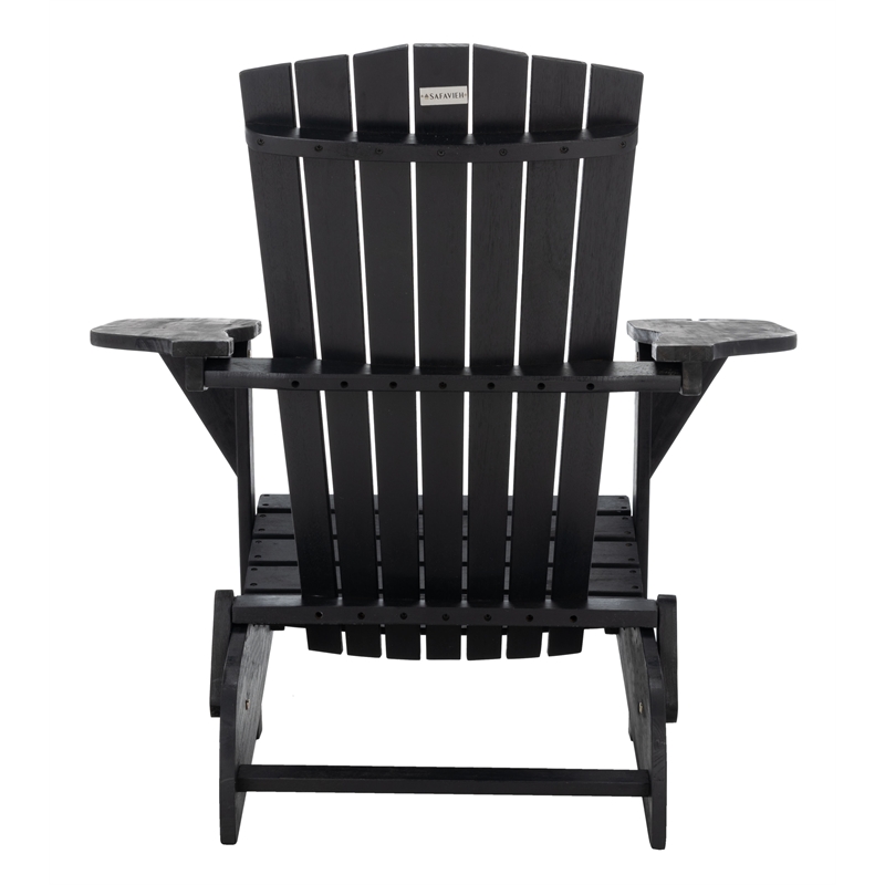 Safavieh Breetel Wood Adirondack 2 Per Box in Black