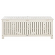 Safavieh Abri Wood Cushion Box in White
