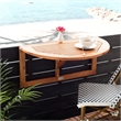 Safavieh Owens Balcony Wood Half Table in Natural