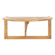 Safavieh Owens Balcony Wood Half Table in Natural