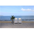 Safavieh Rendi Relax Wood Chairs with Pillow in Gray / Beige