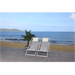Safavieh Rendi Relax Wood Chairs with Pillow in Gray / Beige