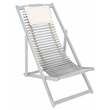Safavieh Rendi Relax Wood Chairs with Pillow in Gray / Beige