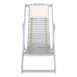 Safavieh Rendi Relax Wood Chairs with Pillow in Gray / Beige