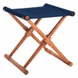 Safavieh Breanne Wood Stool in Natural / Navy