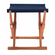 Safavieh Breanne Wood Stool in Natural / Navy
