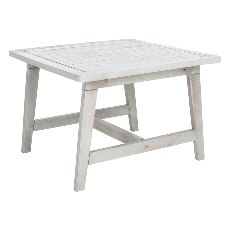 Safavieh Casella Wood and Fabric Living Set  in Gray / Gray