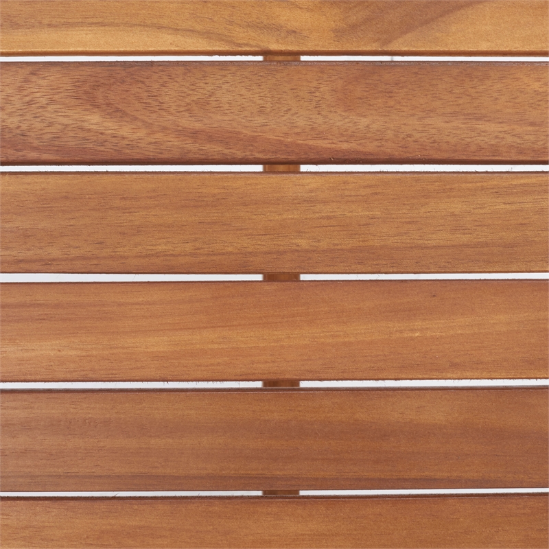 Safavieh Casella Wood and Fabric Living Set  in Natural / White