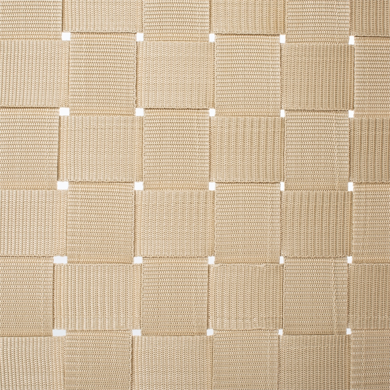 Safavieh Darryl Wood and Fabric Living Set in Natural / Natural