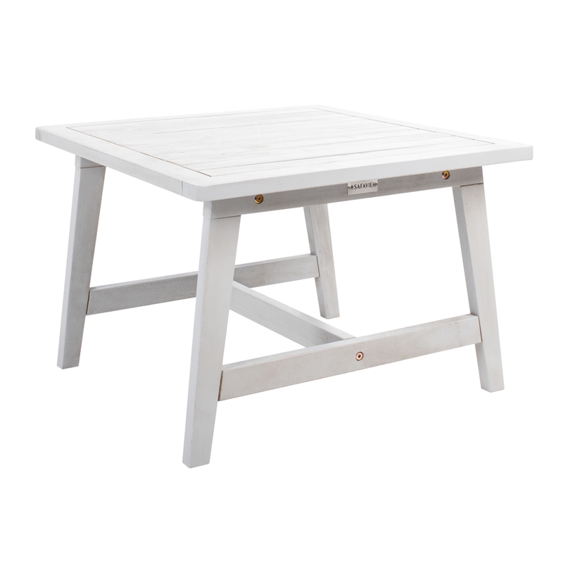 Safavieh Darryl Wood and Fabric Living Set in Gray / Gray