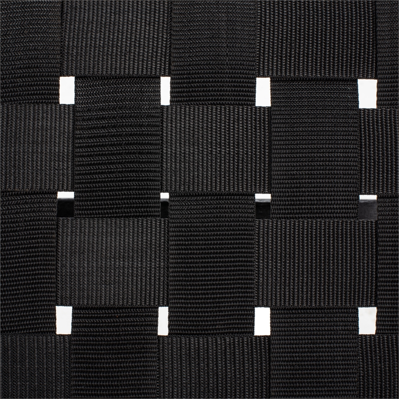 Safavieh Darryl Wood and Fabric Living Set in Natural / Black
