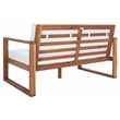Safavieh Emiko Wood Outdoor Bench in Natural / Beige