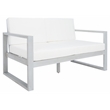 Safavieh Emiko Wood Outdoor Bench in Gray / Beige