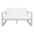 Safavieh Emiko Wood Outdoor Bench in Gray / Beige