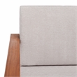 Safavieh Emiko Wood Outdoor Bench in Natural / Light Gray