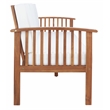 Safavieh Finnick Wood Outdoor Bench in Natural / Beige