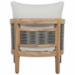 Safavieh Amanda Wood Chair Set Of 2 in Oak / Ivory