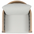 Safavieh Amanda Wood Chair Set Of 2 in Oak / Ivory