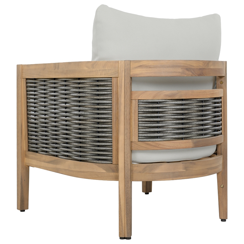 Safavieh Amanda Wood Chair Set Of 2 in Oak / Ivory