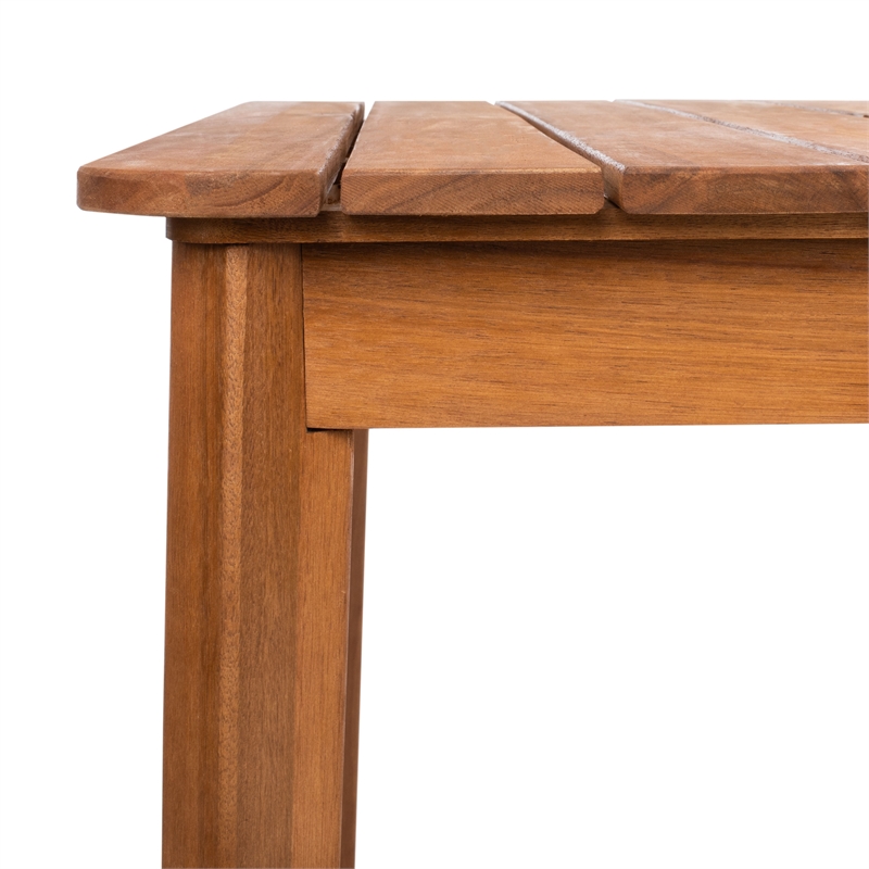 Safavieh Europa Wood and Fabric Dining Set in Natural