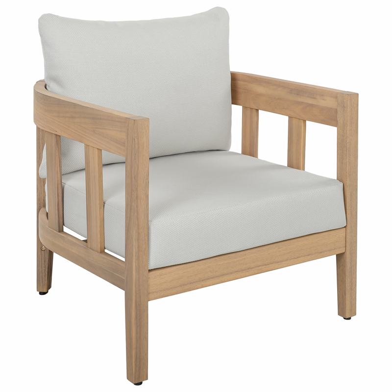 Safavieh Owen Wood Chair Set of 2 in Oak / Ivory