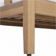 Safavieh Owen Wood Bench + Table  in Oak / Ivory