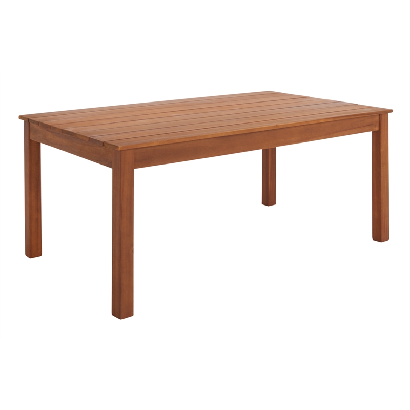 Safavieh Alda 4 Pc Wood Living Set  in Natural / Beige