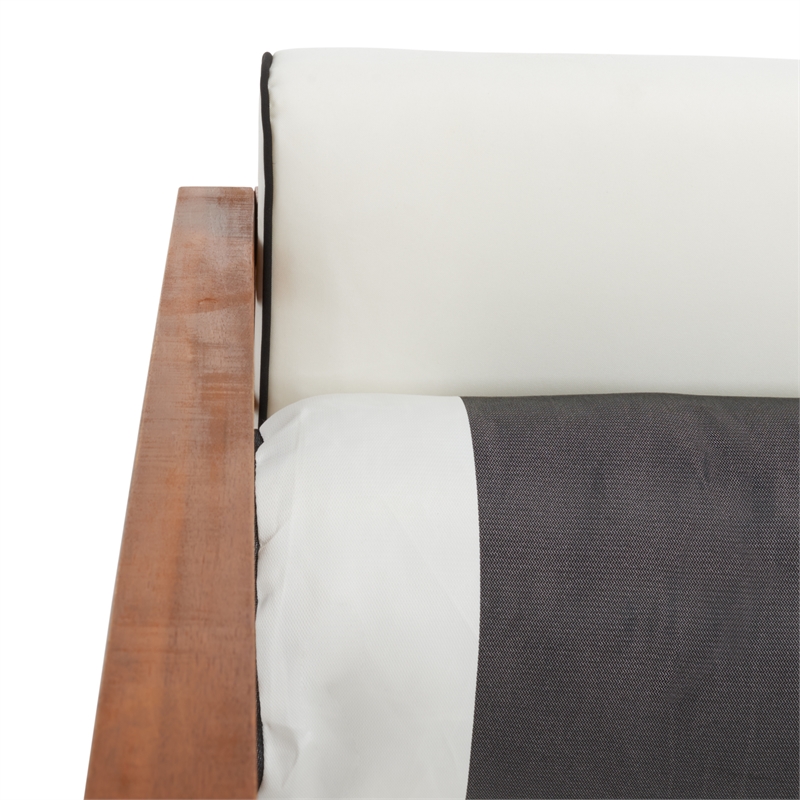 Safavieh Alda 4 Pc Wood Living Set  in Natural / Beige