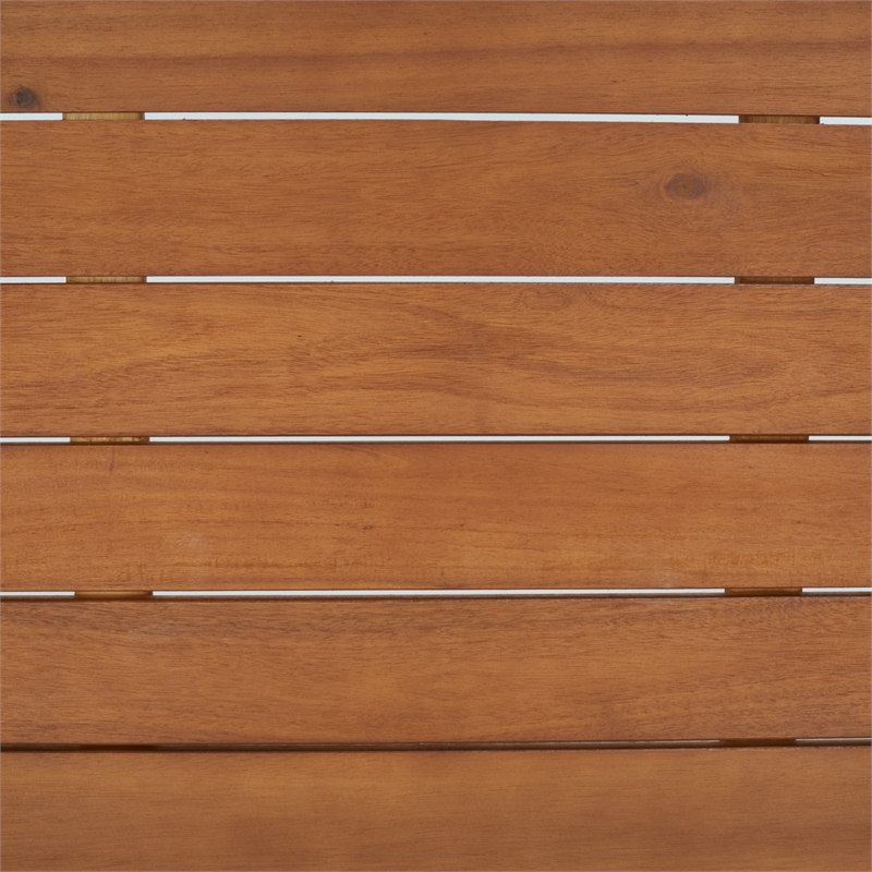 Safavieh Alda 4 Pc Wood Living Set in Natural / Navy