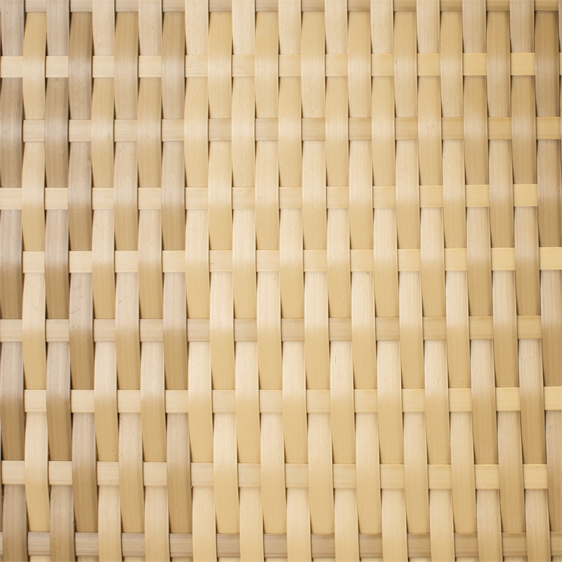 Safavieh Mazeli Wicker and Rattan Trash Bin in Natural