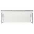 Safavieh Finnick Wood Outdoor Bench in Gray / Beige