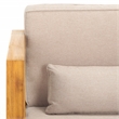 Safavieh Crewe Wood Chair in Natural / Light Gray