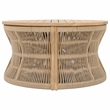 Safavieh Bella Wood Coffee Table in Oak / Ivory
