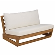 Safavieh Duncan Wood Sofa  in Natural / Beige