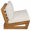 Safavieh Duncan Wood Sofa  in Natural / Beige