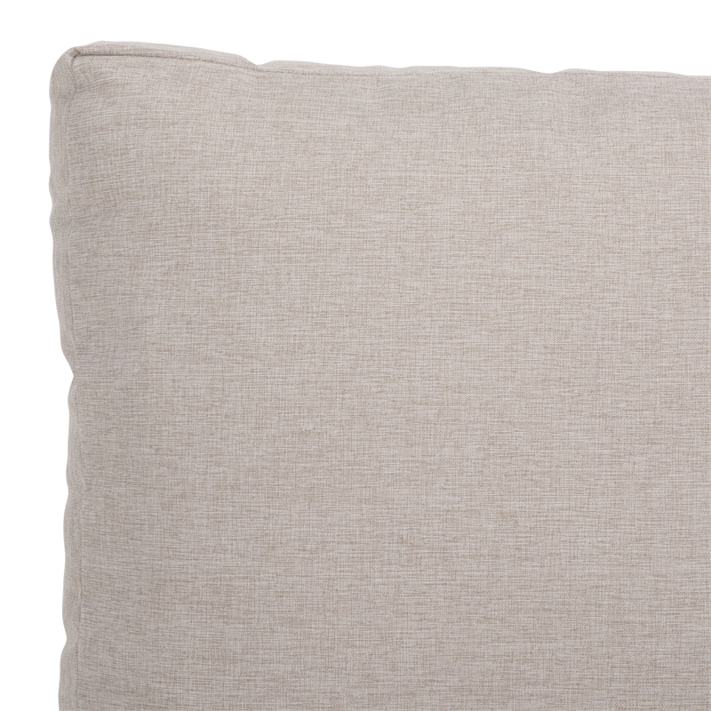 Safavieh Duncan Wood Sofa in Natural / Light Gray