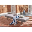 Safavieh Cam Wicker and Rattan Sunlounger in Gray / Gray