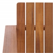 Safavieh Fallon Wood Chair and Ottoman in Natural