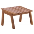 Safavieh Fallon Wood Chair and Ottoman in Natural
