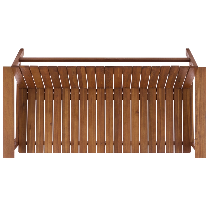 Safavieh Fallon Wood Bench in Natural