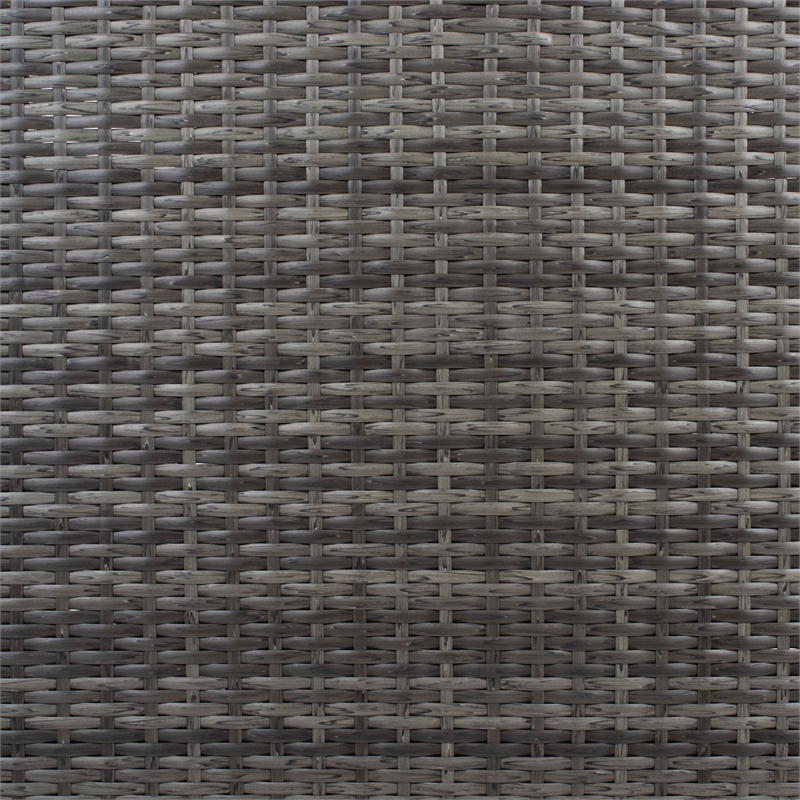Safavieh Horus Wicker and Rattan Dining Set in Gray / Brown / White