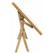 Safavieh Akita Wicker and Rattan Folding Table in Natural / White