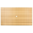 Safavieh Akita Wicker and Rattan Folding Table in Natural / White
