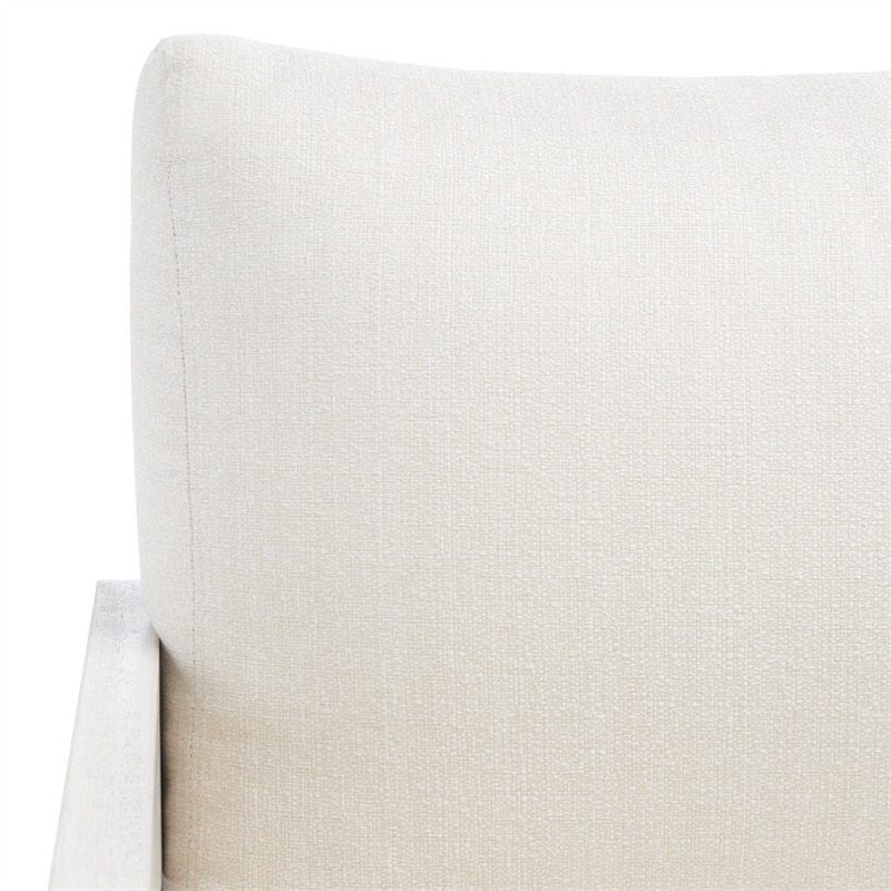 Safavieh Chrissie Wood Patio Sofa in White